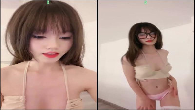 [동양야동] 최고급 [조조] 비주얼 여신 하해 블랙테 안경 양 포니테일 화이트 바디 굿샷 문지르기 핑크빛 작은 구멍 [섹트야동,쇼츠야동,한국야동,딸퀸야동]