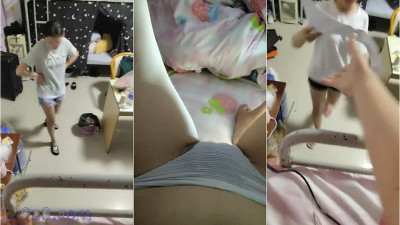 [동양야동] 여대생 침실 리얼 라이프 룸메이트의 생활을 자기가 침대 커튼 뒤에서 잡아당겨 BB 속을 더듬는다 [섹트야동,쇼츠야동,한국야동,딸퀸야동]